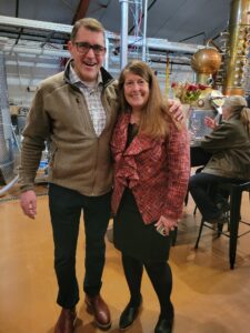 Karen with Christopher Shea