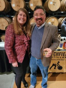 Karen with Mark Crane - BRTC