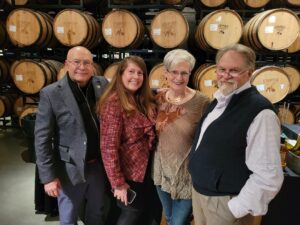 John Hughes, Karen, with David & Lynn Wilson, the former State Representative of the 66th District